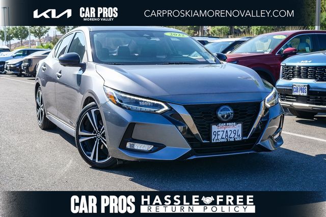 Gray (Gun Metallic) 2022 Nissan Sentra Sedan Front-Wheel Drive Continuously Variable Transmission