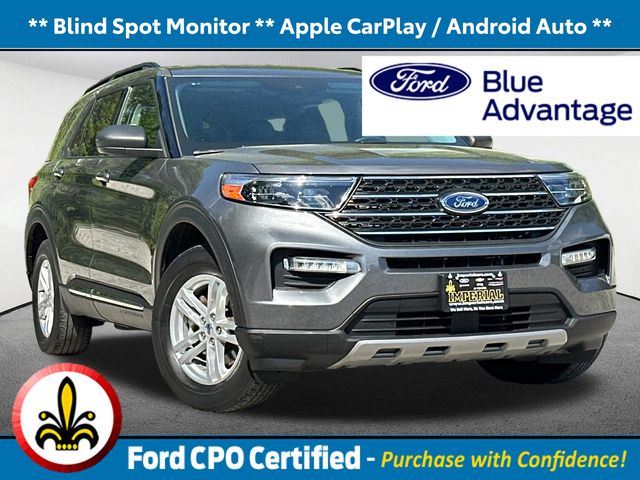 Carbonized Gray Metallic 2023 Ford Explorer SUV / Crossover All-Wheel Drive Automatic
