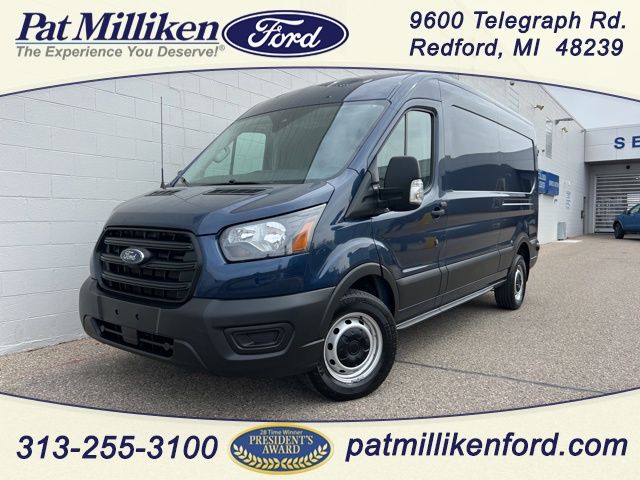 Blue 2020 Ford Transit Cargo 250 LWB RWD Van Rear-Wheel Drive