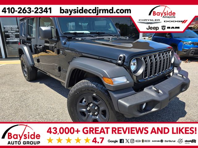 Black Clearcoat 2026 Jeep Wrangler SUV / Crossover Four-Wheel Drive 8-Speed Automatic