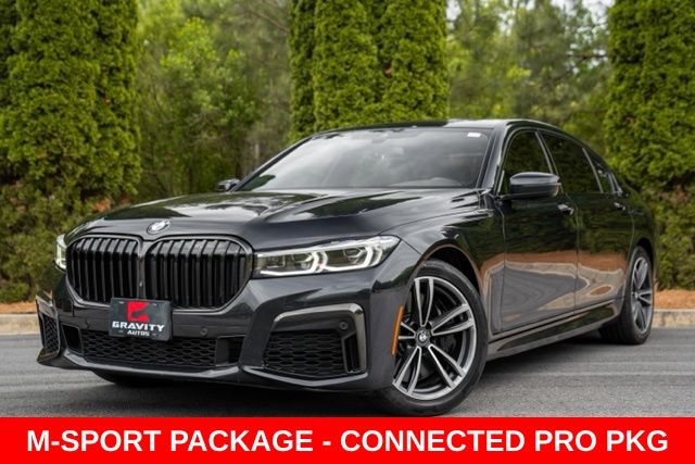 Carbon Black Metallic 2021 BMW 7 Series Sedan All-Wheel Drive 8-Speed Automatic