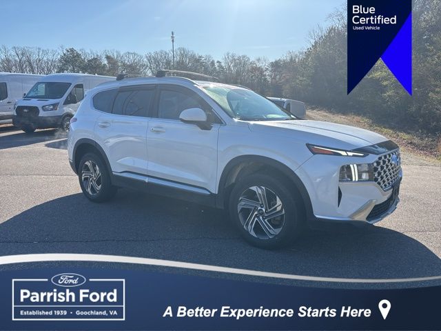 Quartz White 2022 Hyundai Santa Fe SEL AWD SUV / Crossover All-Wheel Drive 8-Speed Automatic