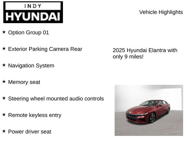 New 2025 Hyundai Elantra Hybrid For Sale in Indianapolis, IN