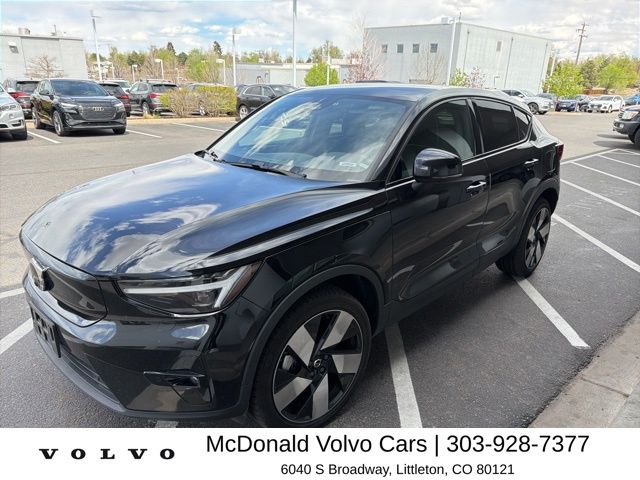 Onyx Black Metallic 2023 Volvo C40 Recharge Twin Ultimate eAWD SUV / Crossover All-Wheel Drive 1-Speed Automatic