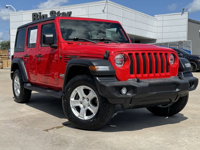 2019 Jeep Wrangler Unlimited Sport Red at Big Star Chrysler Jeep Dodge Ram 
