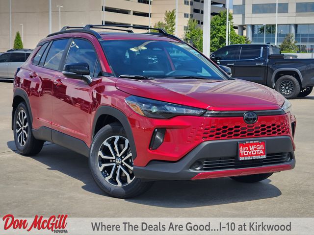 2026 Toyota Corolla Cross Hybrid SE Red at Classic Toyota Galveston