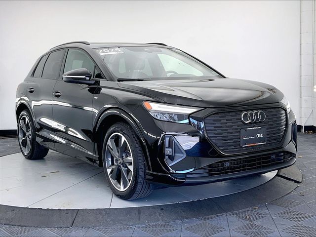 Black Metallic 2025 Audi Q4 e-tron quattro Premium Plus 55 SUV / Crossover All-Wheel Drive Automatic