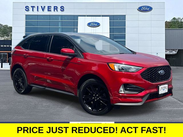 Rapid Red Metallic Tinted Clearcoat 2022 Ford Edge SUV / Crossover All-Wheel Drive 8-Speed Automatic
