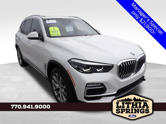 White Metallic 2019 BMW X5 SUV / Crossover All-Wheel Drive 8-Speed Automatic
