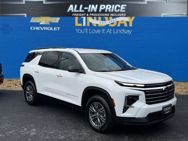 Summit White 2026 Chevrolet Traverse SUV / Crossover Four-Wheel Drive 8-Speed Automatic