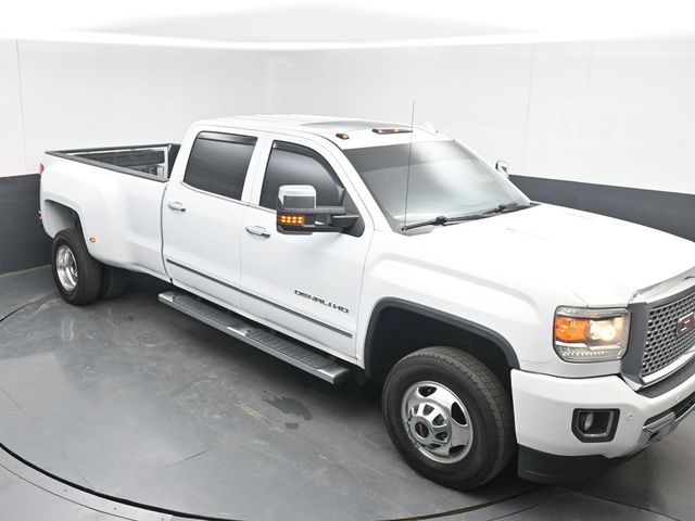 Summit White 2015 GMC Sierra 3500HD Denali Crew Cab LB DRW 4WD Pickup Truck Four-Wheel Drive 6-Speed Automatic