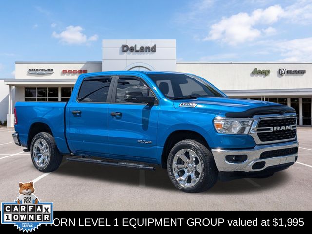 Hydro Blue Pearlcoat 2023 RAM 1500 Pickup Truck Four-Wheel Drive 8-Speed Automatic