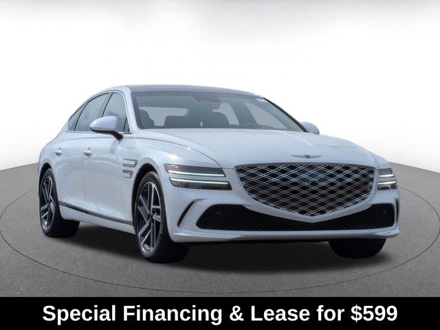 Uyuni White 2026 Genesis G80 2.5T Advanced AWD Sedan All-Wheel Drive 8-Speed Automatic
