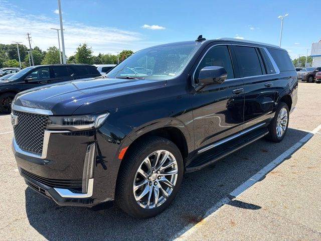 Dark Moon Blue Metallic 2022 Cadillac Escalade ESV SUV / Crossover Four-Wheel Drive