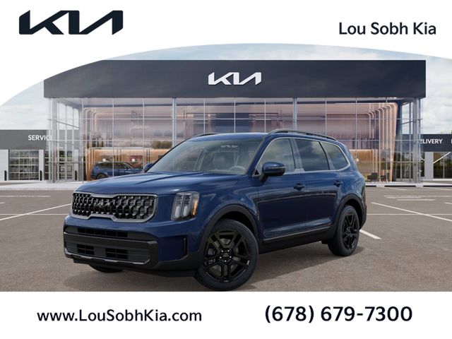 Midnight Lake Blue 2025 Kia Telluride EX X-Line AWD SUV / Crossover All-Wheel Drive 8-Speed Automatic
