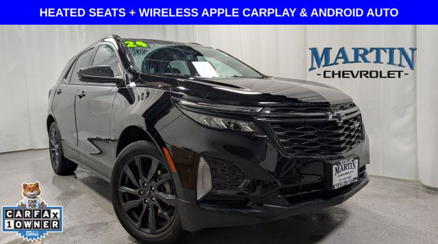 Mosaic Black Metallic 2024 Chevrolet Equinox RS with 1RS FWD SUV / Crossover Front-Wheel Drive 6-Speed Automatic Overdrive