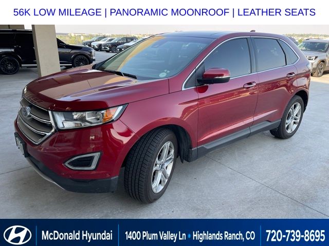 Ruby Red Metallic Tinted Clearcoat 2016 Ford Edge SUV / Crossover All-Wheel Drive 6-Speed Automatic