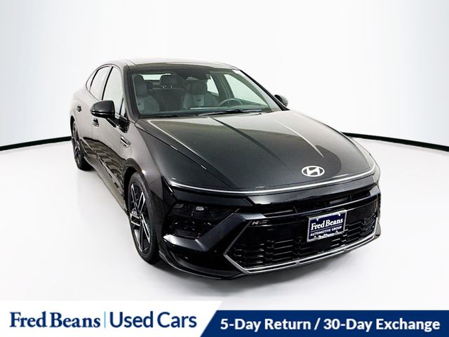 Onyx Black 2024 Hyundai Sonata N Line FWD Sedan Front-Wheel Drive 8-Speed Automatic
