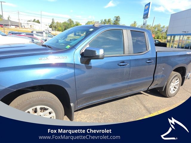 Northsky Blue Metallic 2019 Chevrolet Silverado 1500 Pickup Truck Four-Wheel Drive 8-Speed Automatic