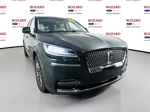 2022 Gilded Green Metallic Clearcoat Lincoln Aviator Reserve SUV