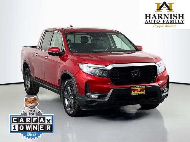 Red (Maroon) 2022 Honda Ridgeline Pickup Truck All-Wheel Drive 9-Speed Automatic