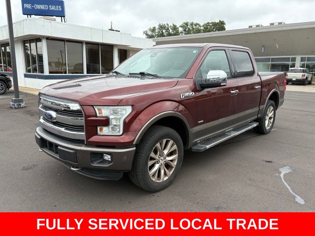 Red (Bronze Fire Metallic) 2016 Ford F-150 Pickup Truck Four-Wheel Drive 6-Speed Automatic