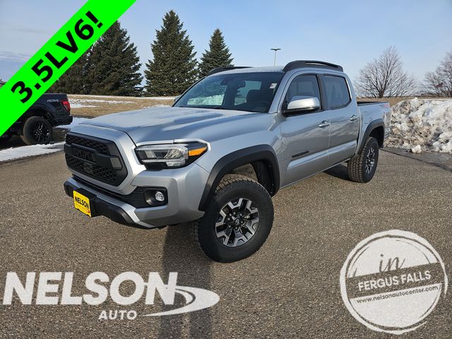 Celestial Silver Metallic 2023 Toyota Tacoma TRD Off Road Double Cab 4WD Pickup Truck Four-Wheel Drive 6-Speed Automatic