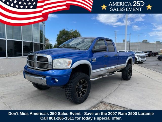 Electric Blue Pearl 2007 Dodge RAM 2500 Pickup Truck Four-Wheel Drive 6-Speed Automatic