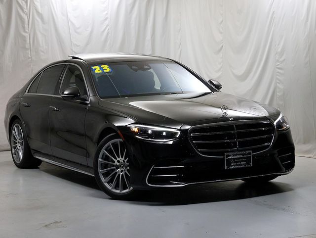 Black 2023 Mercedes-Benz S-Class Sedan All-Wheel Drive 9-Speed Automatic