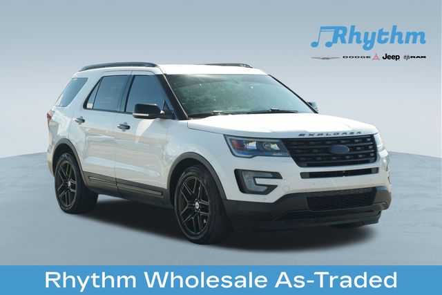 White Platinum Clearcoat Metallic 2016 Ford Explorer Sport 4WD SUV / Crossover All-Wheel Drive 6-Speed Automatic