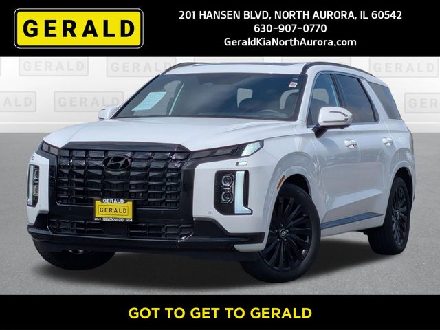 Hyper White 2025 Hyundai Palisade Calligraphy Night Edition AWD SUV / Crossover All-Wheel Drive 8-Speed Automatic