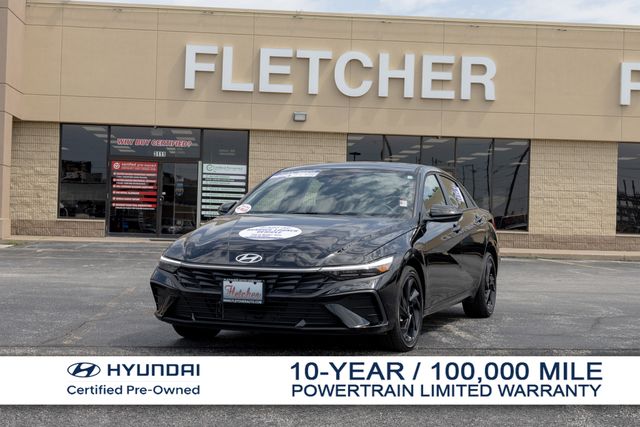 Abyss Black 2026 Hyundai Elantra Hybrid Sedan Front-Wheel Drive 6-Speed Dual Clutch
