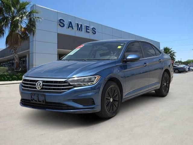 Blue Silk Metallic 2019 Volkswagen Jetta S FWD Sedan Front-Wheel Drive 8-Speed Automatic