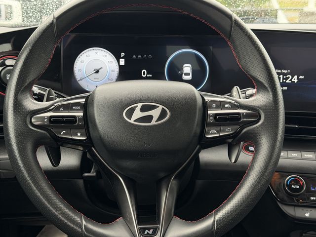 2025 Hyundai Elantra N Line White at DeMontrond Gulf Freeway