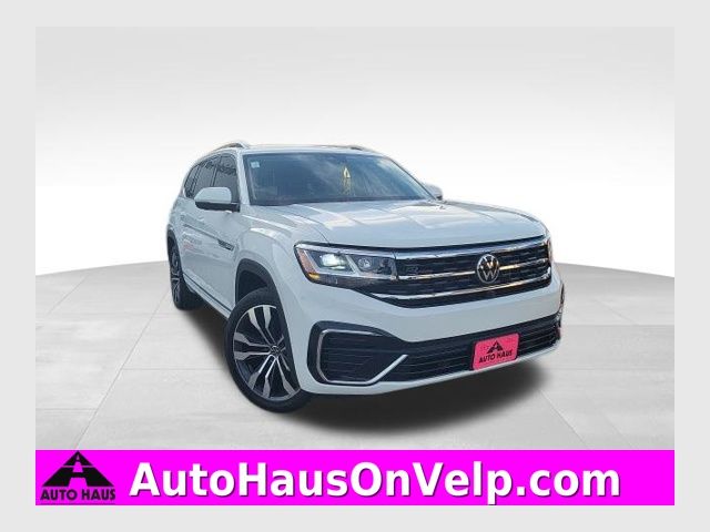 Pure White 2023 Volkswagen Atlas SUV / Crossover All-Wheel Drive 8-Speed Automatic