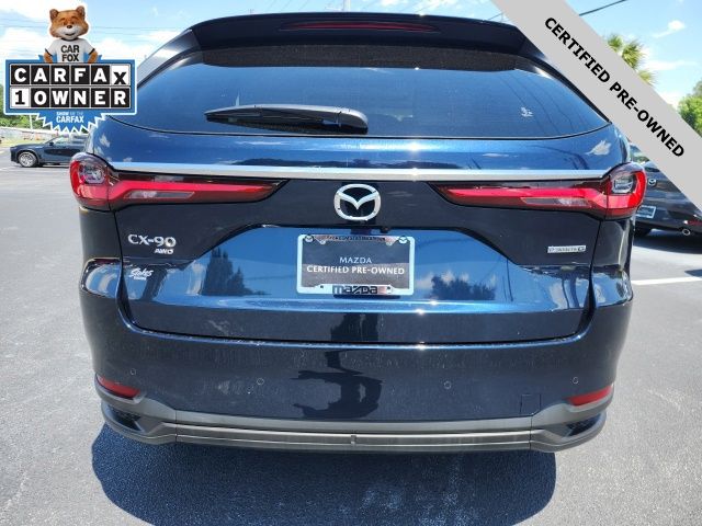 2025 Mazda CX-90 3.3 Turbo Preferred Blue at Stokes Mazda