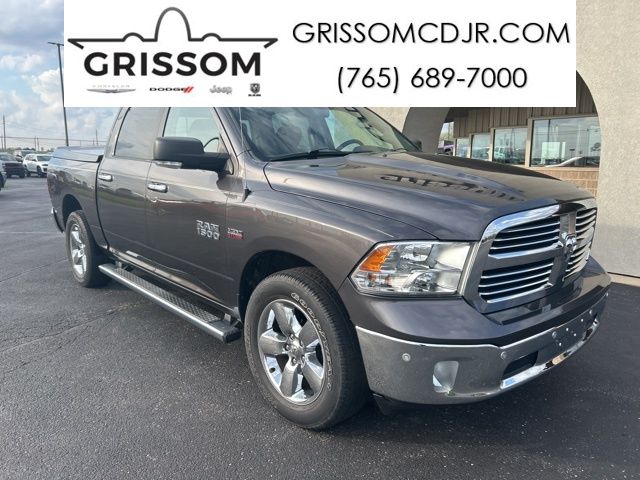Gray (Granite Crystal Metallic Clearcoat) 2015 RAM 1500 Big Horn Crew Cab 4WD Pickup Truck Four-Wheel Drive 8-Speed Automatic