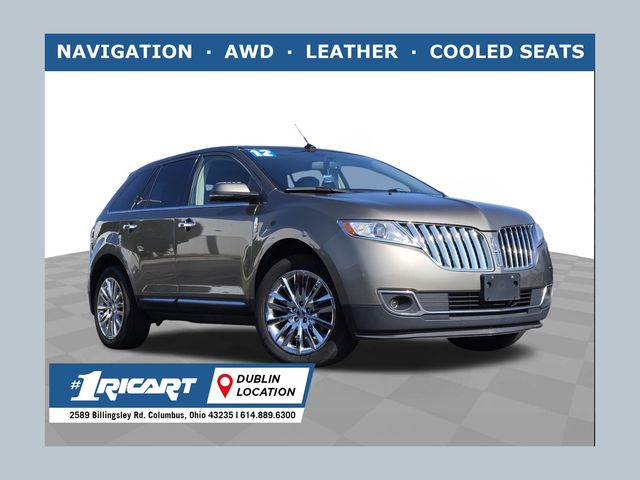 Mineral Gray Metallic 2012 Lincoln MKX SUV / Crossover All-Wheel Drive 6-Speed Automatic