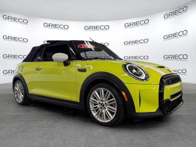British Racing Green 2024 MINI Cooper Convertible Front-Wheel Drive 7-Speed Automatic