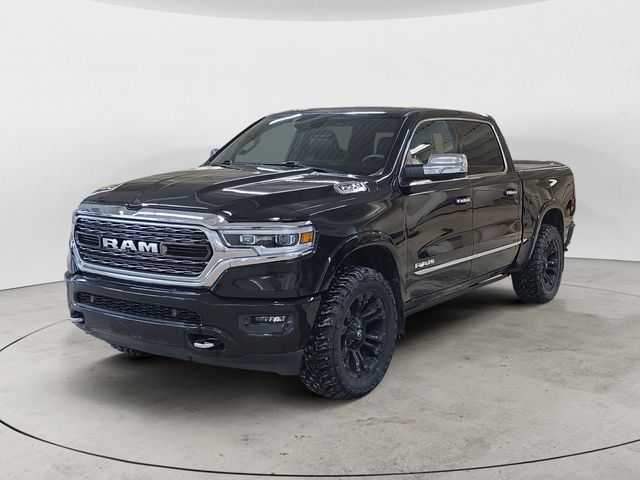 Diamond Black Crystal Pearlcoat 2020 RAM 1500 Limited Crew Cab 4WD Pickup Truck Four-Wheel Drive 8-Speed Automatic