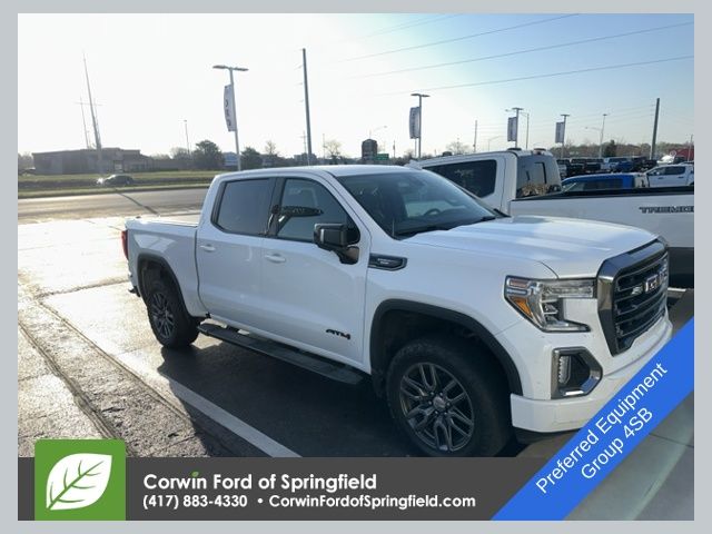 Summit White 2020 GMC Sierra 1500 AT4 Crew Cab 4WD Pickup Truck Four-Wheel Drive Automatic