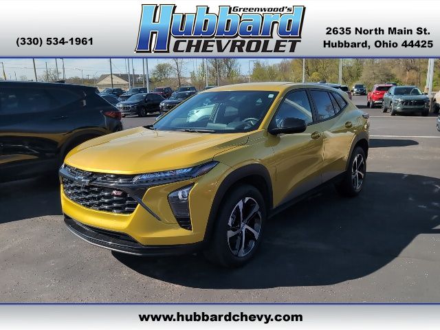 Nitro Yellow Metallic 2024 Chevrolet Trax RS with 1RS FWD SUV / Crossover Front-Wheel Drive 6-Speed Automatic