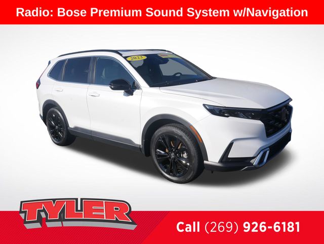 White 2023 Honda CR-V Hybrid Sport Touring AWD SUV / Crossover All-Wheel Drive Continuously Variable Transmission