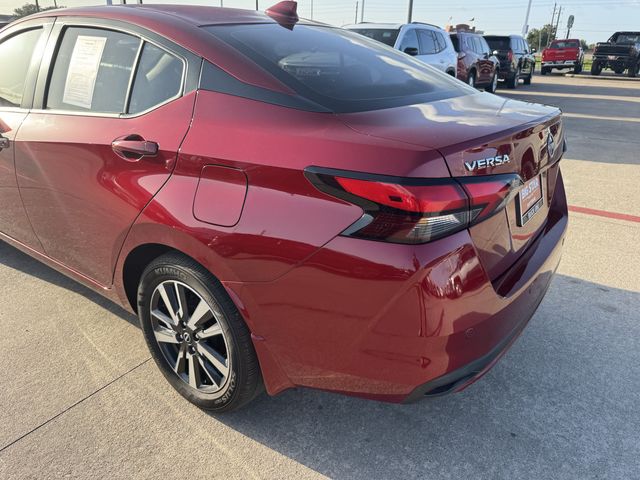 2025 Nissan Versa 1.6 SV Red at Bravo Nissan