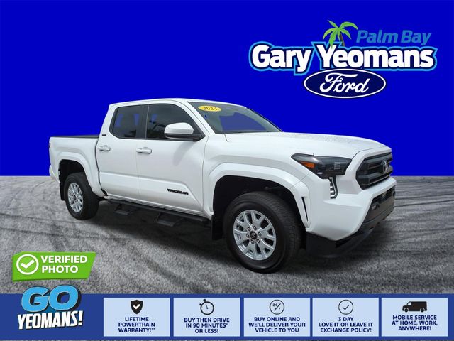 Ice Cap 2024 Toyota Tacoma SR5 Double Cab RWD Pickup Truck 4X2 8-Speed Automatic