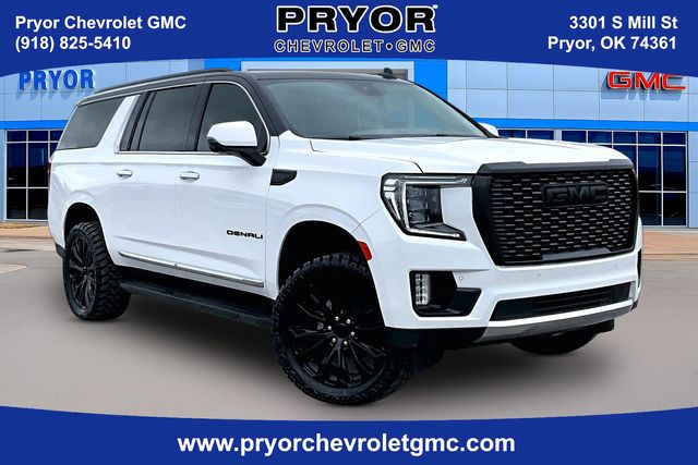 Summit White 2024 GMC Yukon XL Denali 4WD SUV / Crossover Four-Wheel Drive
