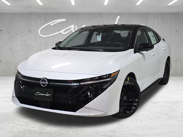 Aspen White/Super Black 2026 Nissan Sentra Sedan Front-Wheel Drive Continuously Variable Transmission