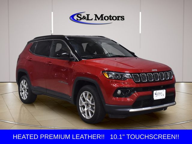 Red Hot Pearlcoat 2025 Jeep Compass SUV / Crossover Four-Wheel Drive 8-Speed Automatic