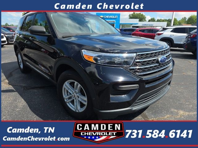 Black Metallic 2023 Ford Explorer SUV / Crossover Rear-Wheel Drive Automatic