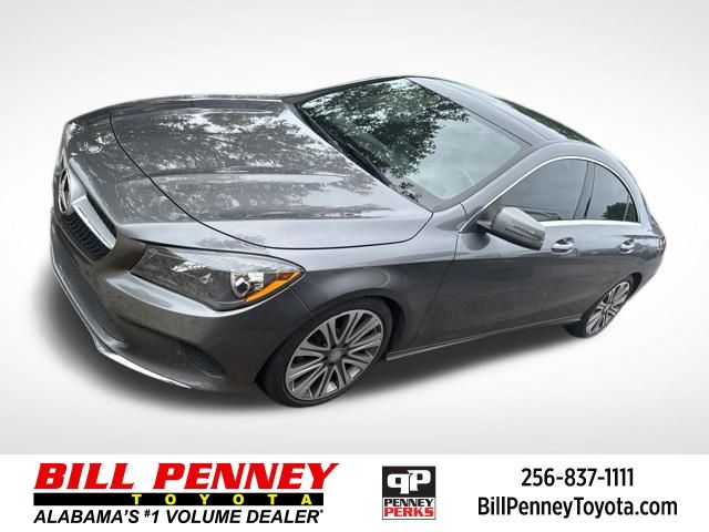 Gray 2017 Mercedes-Benz CLA Sedan Front-Wheel Drive 7-Speed Automatic